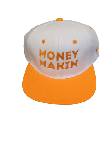 Money Makin Yellow & White Snapback