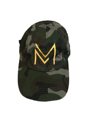 Gold "MM" Camo Dad Hat