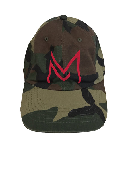 Red "MM" Logo Camo Dad Hat