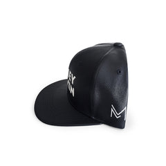 Black PVC "Money Makin"  Embroidered Snapback