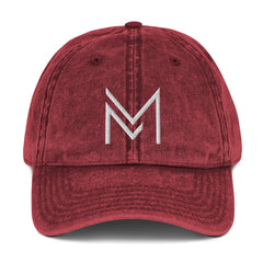 MM Vintage Maroon Dad Hat