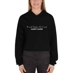 It Ain't Shakin Cropped Hoodie