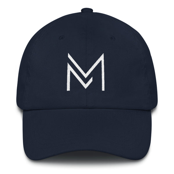 Navy "MM" Logo Dad hat