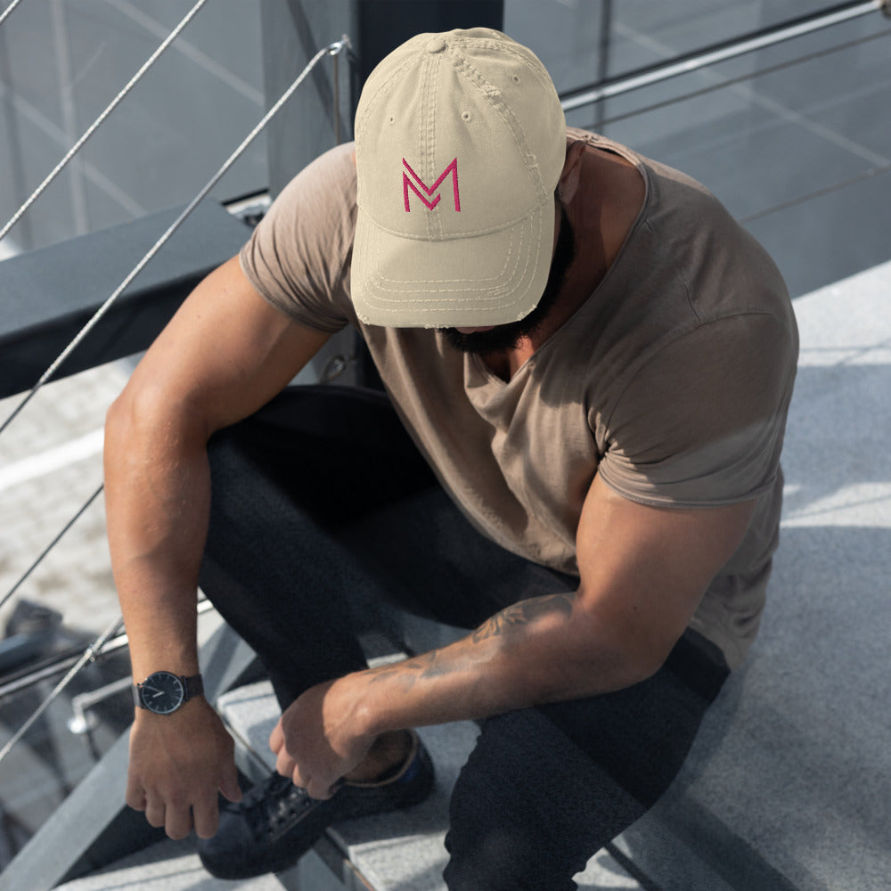 MM Distressed Dad Hat - Main Image